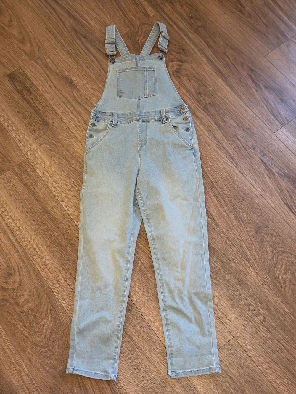 Falls Creek Light Blue Denim Overalls